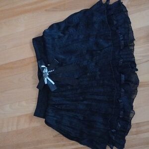 Black layers school skirt size 10